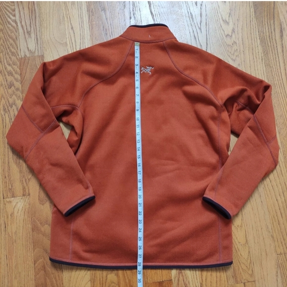 Arcteryx Arc'teryx Polartec Fleece Jacket Full Zip Made in Canada Orange men's L - Picture 12 of 13